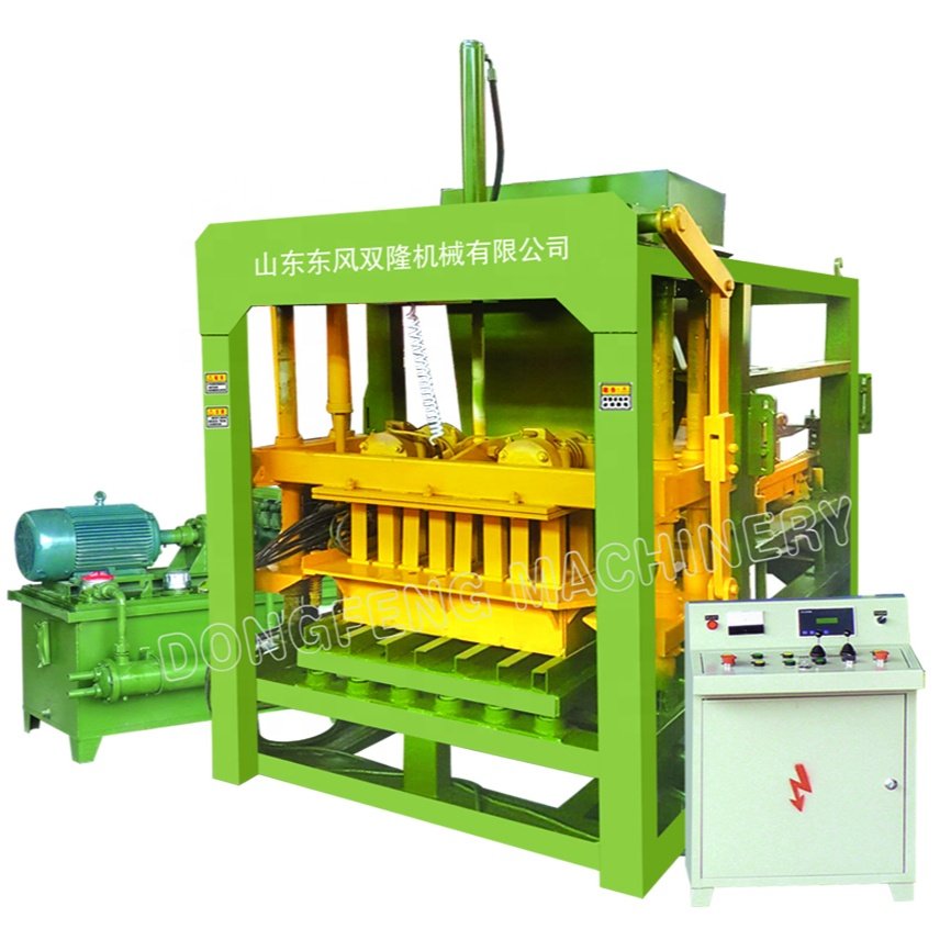 QTJ4-25D interlocking cement brick machine in malaysia