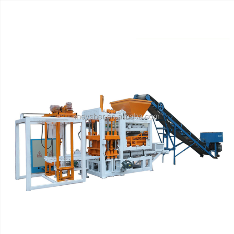 QT4-15 cement brick machine fully automatic cement block bricks making machine clay making machine