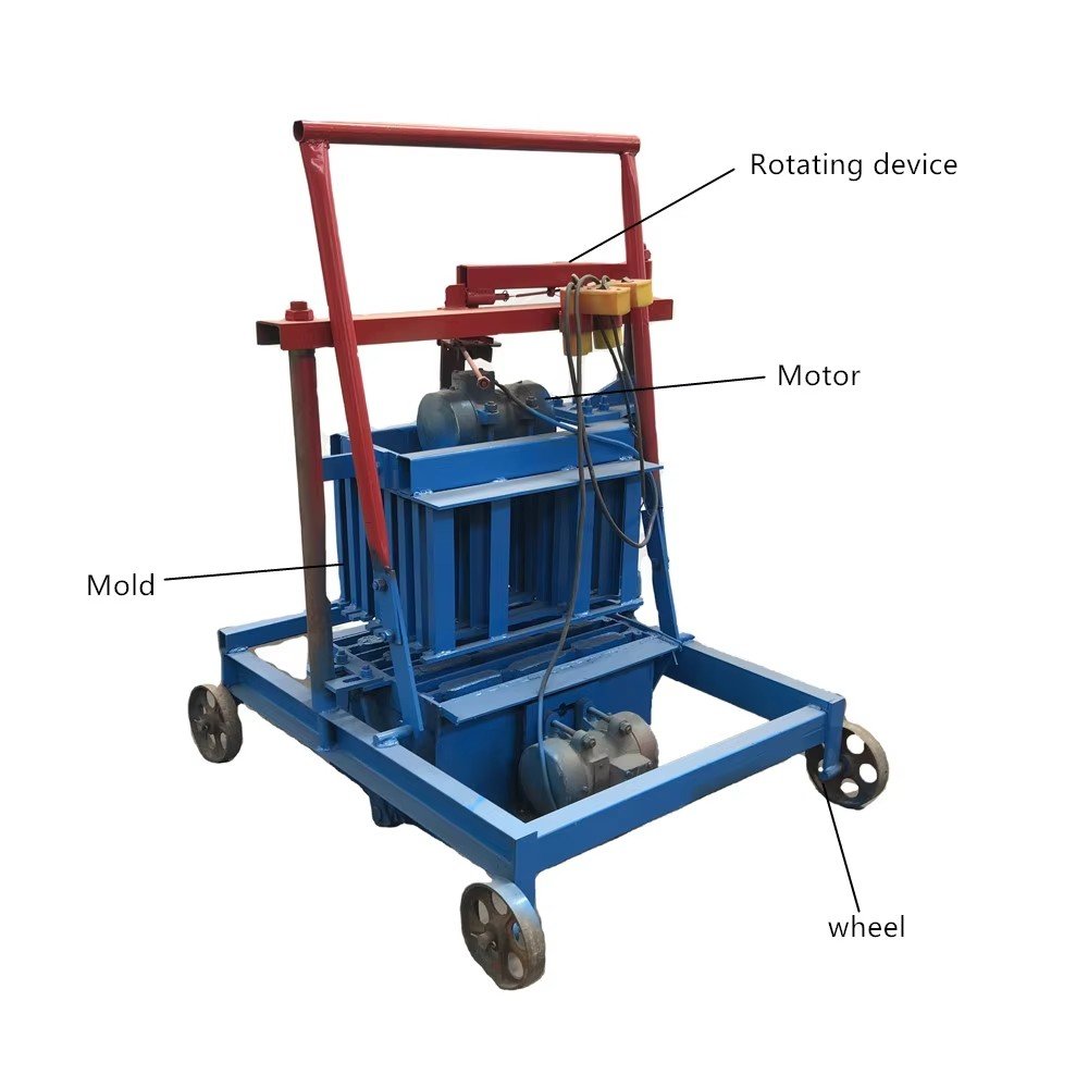 Automatic clay soil interlocking brick making machine press ecological bricks compressed earth blocks machines