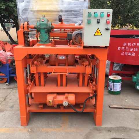 Factory Price Low Price Manual Brick Making Machinery For Small Industry QMJ4-40