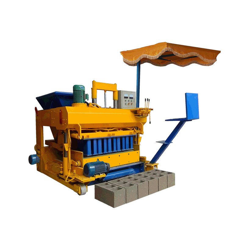 Egg laying hollow block and brick making machine