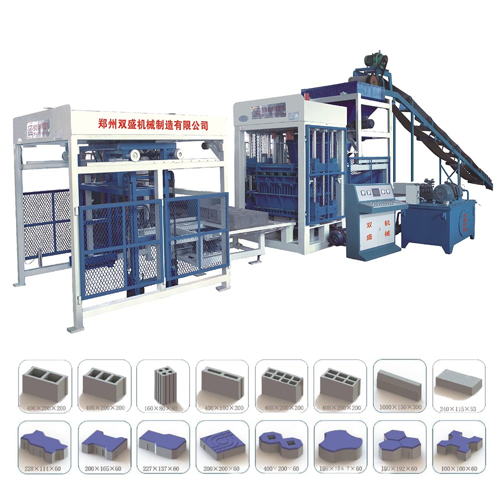 Factory Direct Price Finely Processed Small Electric Soil Block Processing Line QT10-15 Cement Brick Making Machine