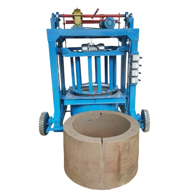 Fully automatic manual small diesel vibration soil hollow cement block concrete brick making machine