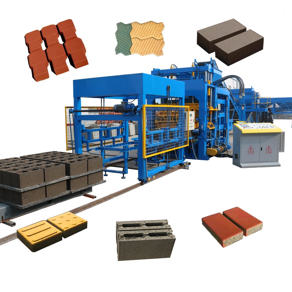KAIDONG SUPER KAIDONG QT12-15 hydraulic cement hollow block machine making automatic paver brick making machinery