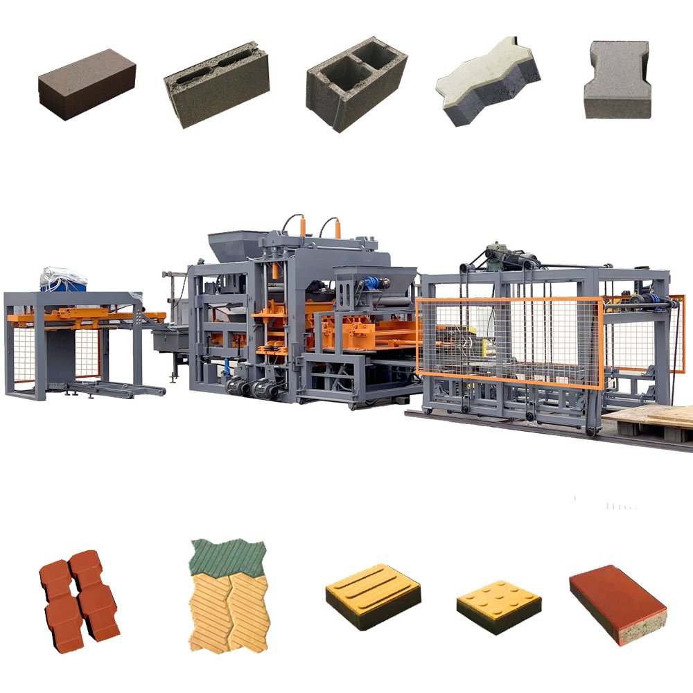 KAIDONG SUPER KAIDONG QT12-15 hydraulic cement hollow block machine making automatic paver brick making machinery