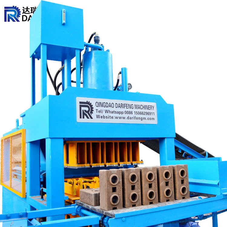 DF10-10S Automatic clay soil interlocking brick making machine press ecological bricks compressed earth bricks machines