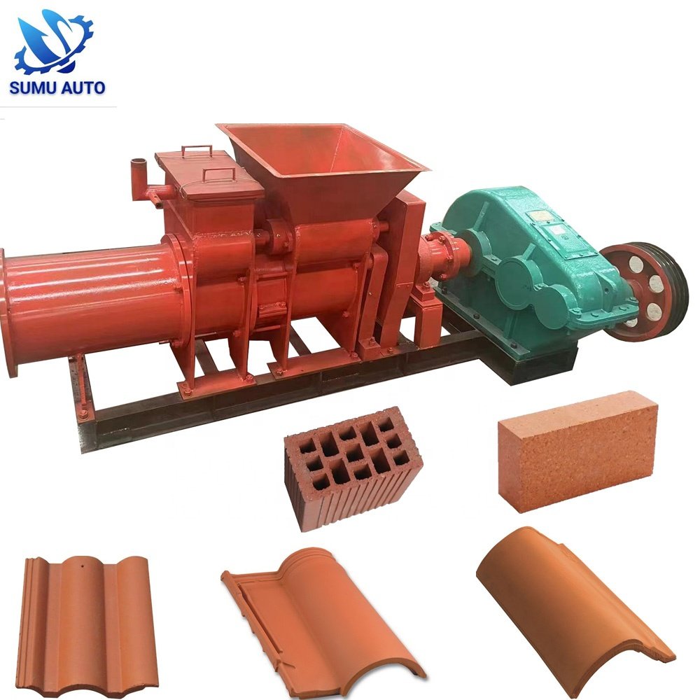 Mini Clay Soil Interlocking Brick Block Making Machine Machinery Clay Brick Machine
