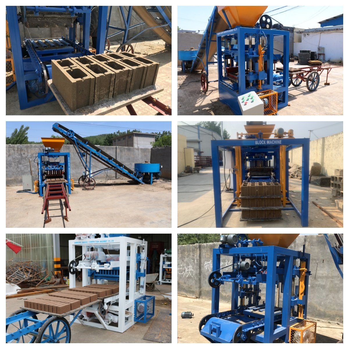 Kaidong High-Capacity Automatic Concrete Paver Block Maker Economical Cement Brick Production PLC Engine Pump Vibration Bearing