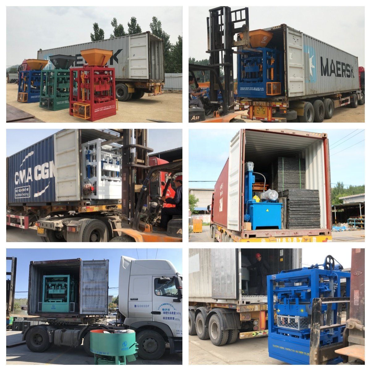 Kaidong High-Capacity Automatic Concrete Paver Block Maker Economical Cement Brick Production PLC Engine Pump Vibration Bearing