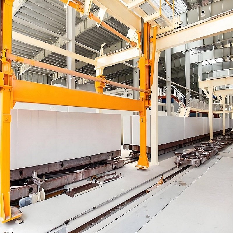 Lightweight Foam Block Machine AAC Panel Aerated Concrete Manufacturing Plant PLC Motor Core Fly Ash Brick Making Machinery