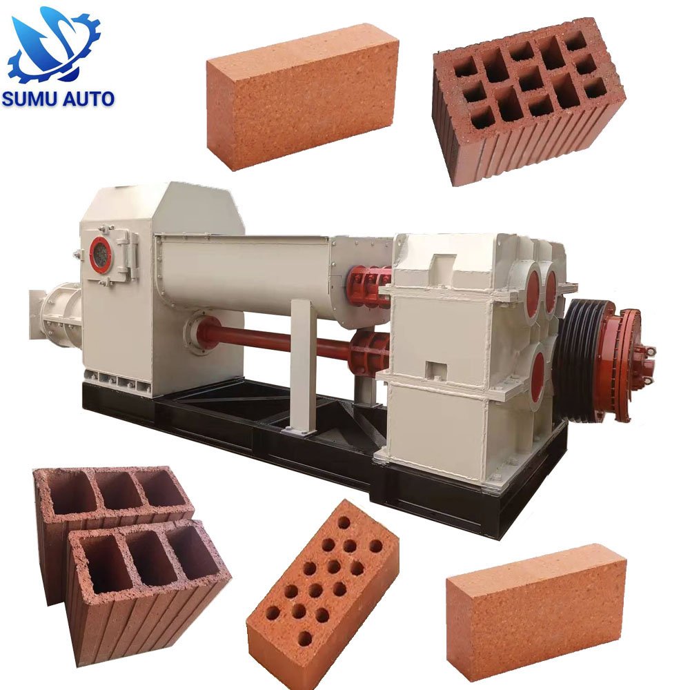 Fully Automatic Compressed Earth Hollow Soil Clay Block Making Machine