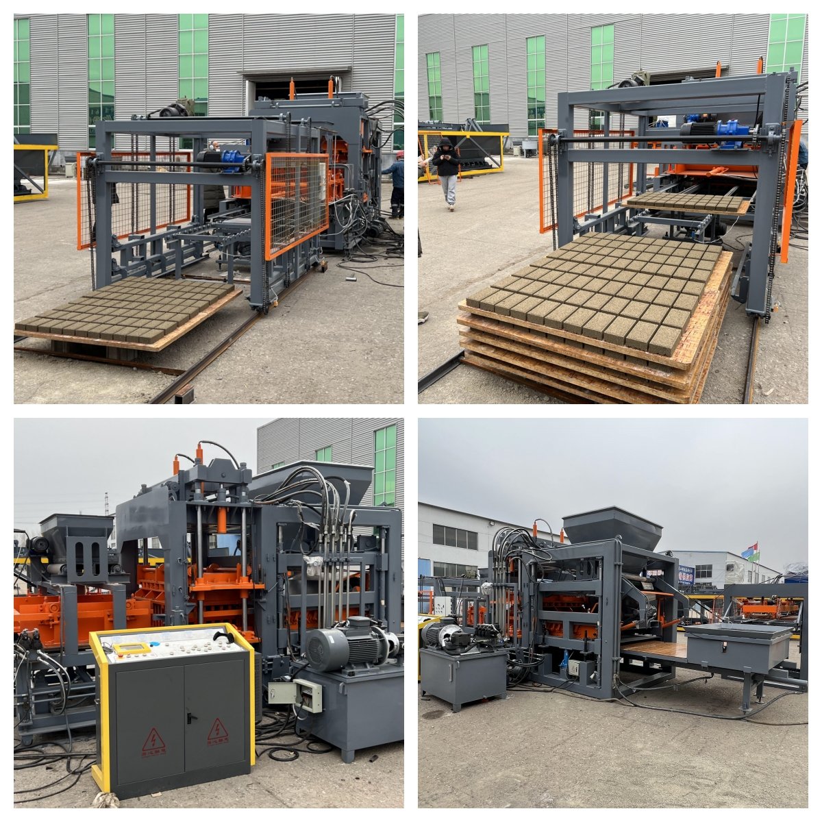 QT12-15 fully automatic brick making machine automatic cement block machine paving brick machine