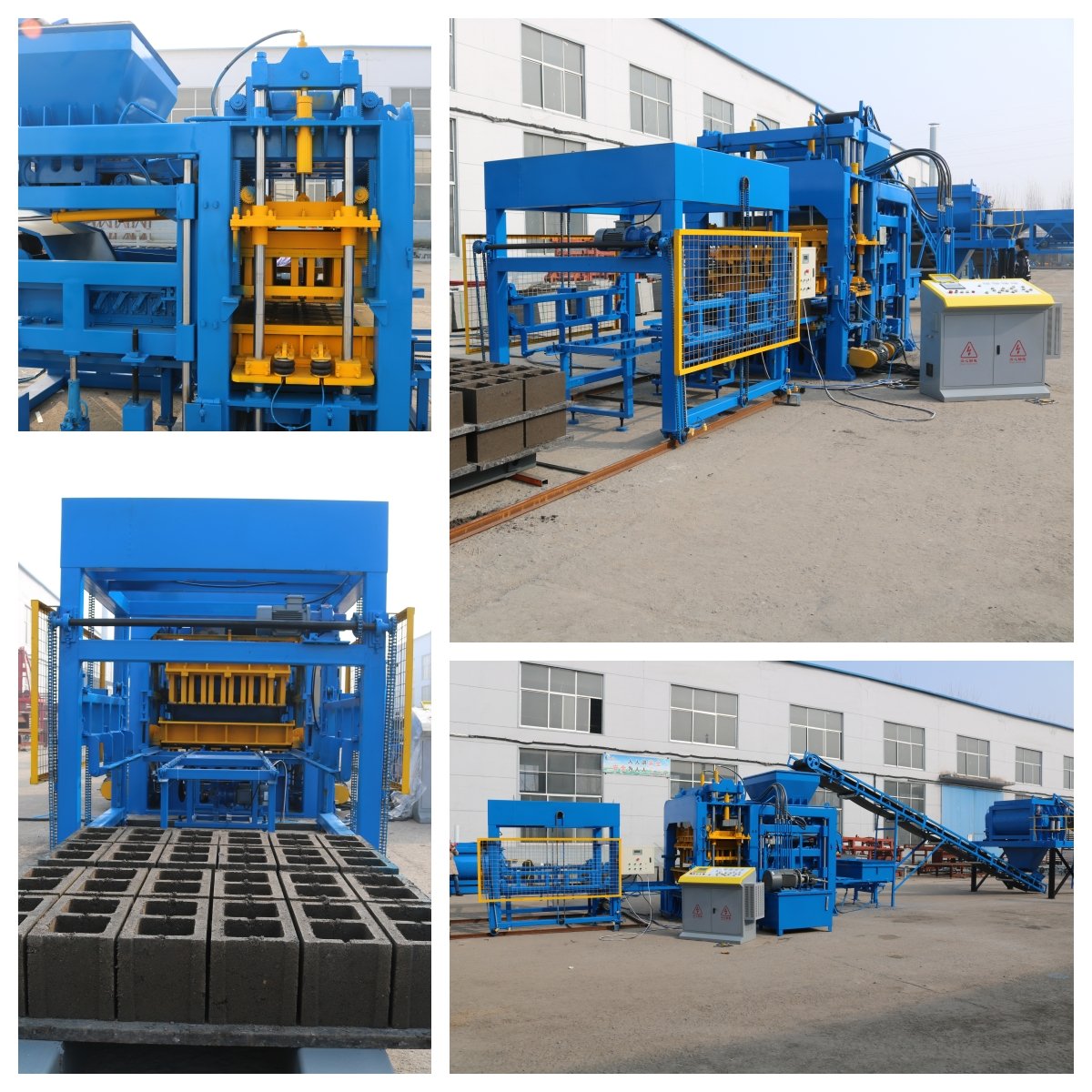 QT12-15 fully automatic brick making machine automatic cement block machine paving brick machine