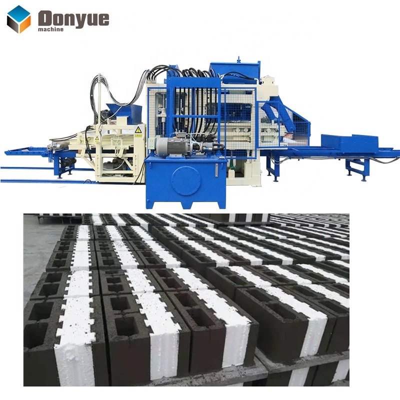 QT815 EPS Insert Hollow Block Making Machine Concrete Block Molding Device for Efficient Production