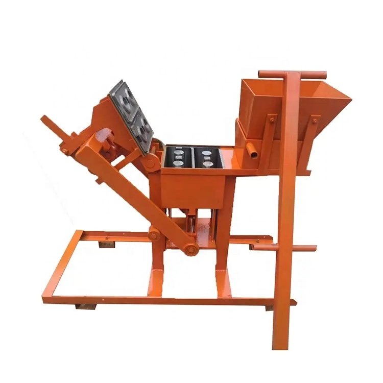 2-40 hand press manual clay brick making machine for sale in usa