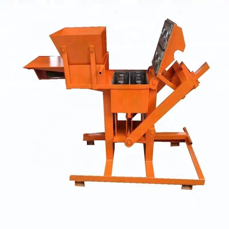 2-40 hand press manual clay brick making machine for sale in usa