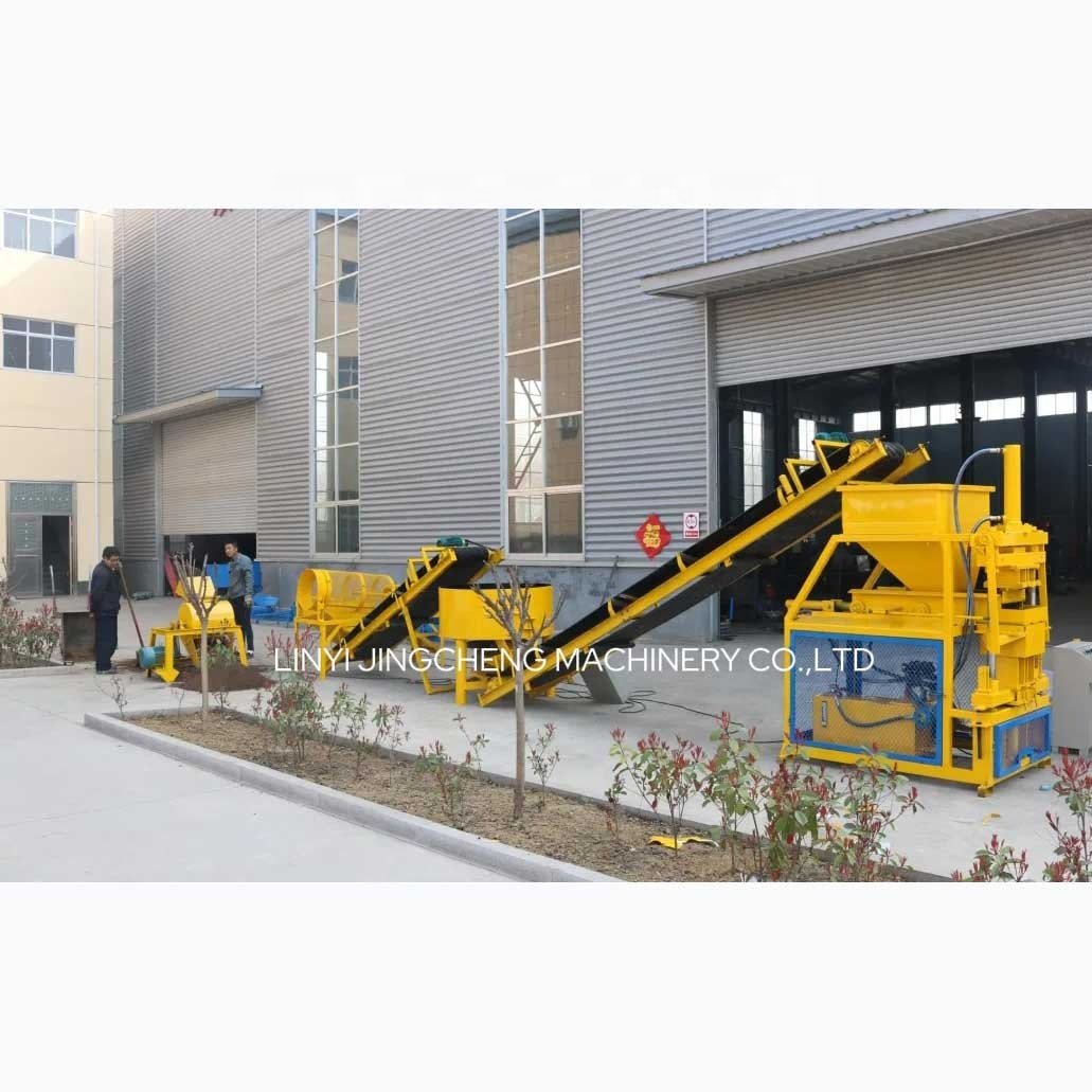 JC2-10 hydraulic interlocking paver blocks making machines automatic
