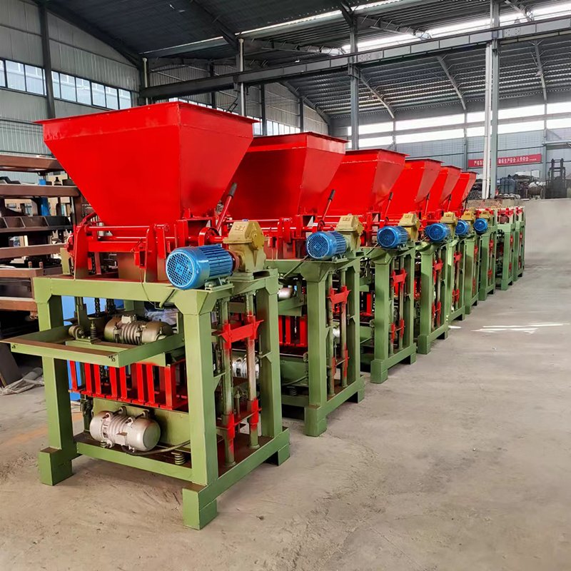 Rongde Semi-Automatic Concrete Egg Laying Machine Cement Block Making Machine Brick Making Machinery