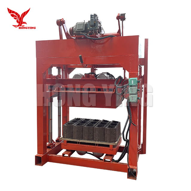 QTJ4-40A cement hollow bricks making machine price in USA