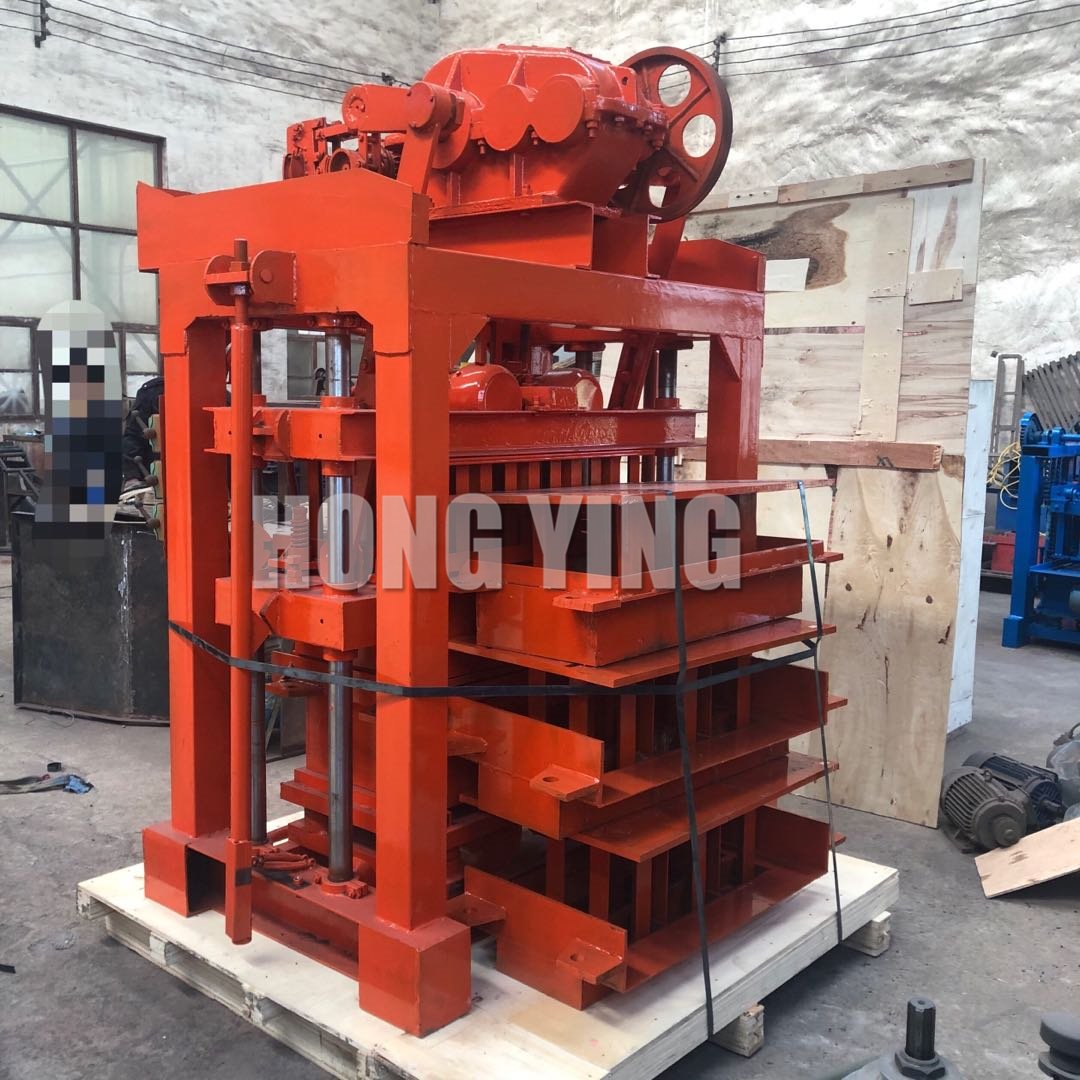 QTJ4-40A cement hollow bricks making machine price in USA