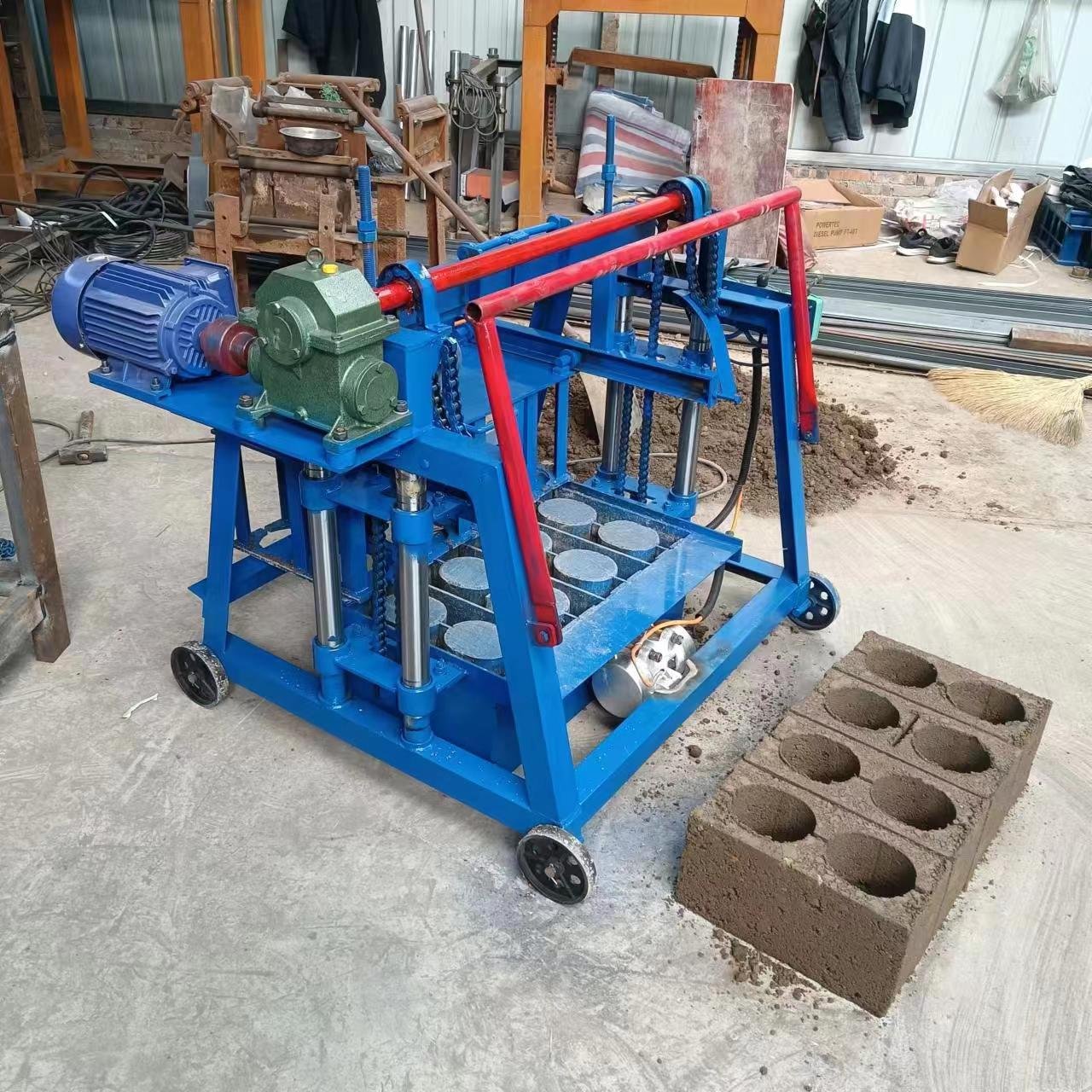 Lowest price Hollow Cement Laying Block Making Machine for Making Bricks Brick Making Machinery