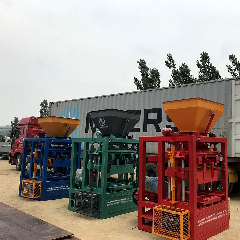 QT4-40 High efficient hollow brick machine manual block making machine