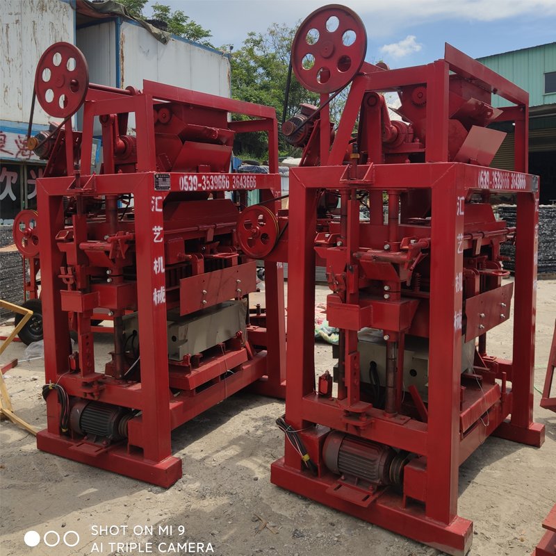 manufacture small scale brick making machine automatic block making machine interlocking block moulds