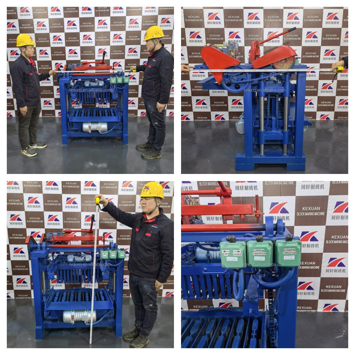 Manual Block Making Machine - Chinese KX4-35 Concrete Hollow Block Machine, Producing 400-150-200mm Length in Kenya 600 4.8KW