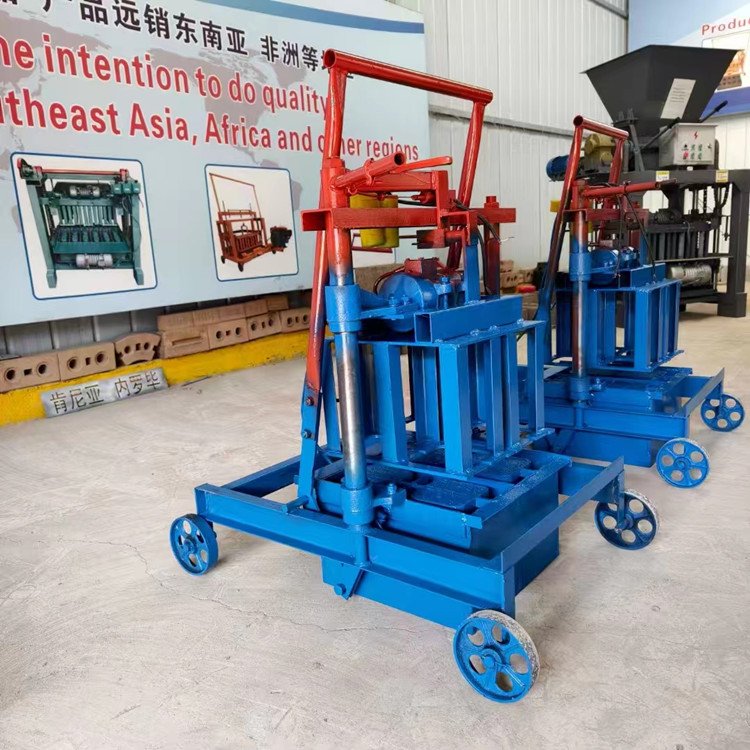 New hollow block forming machine 2-45 cement brick making machine unburned brick machine