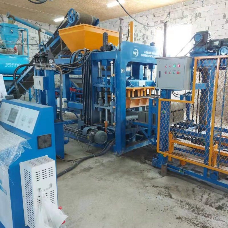 QT6-15 concrete paver block making machine Hydraulic brick making machine