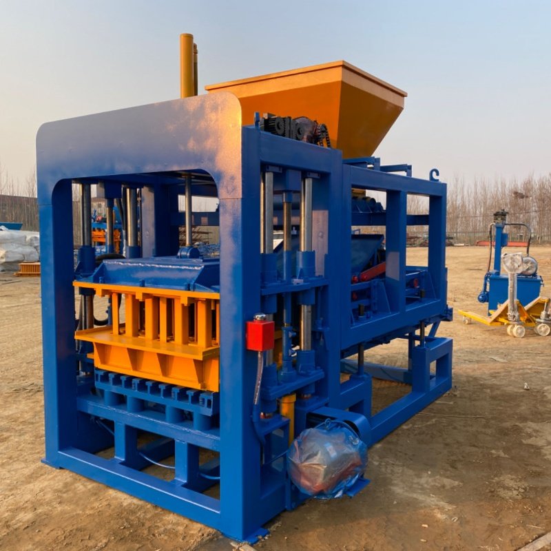 QT6-15 concrete paver block making machine Hydraulic brick making machine
