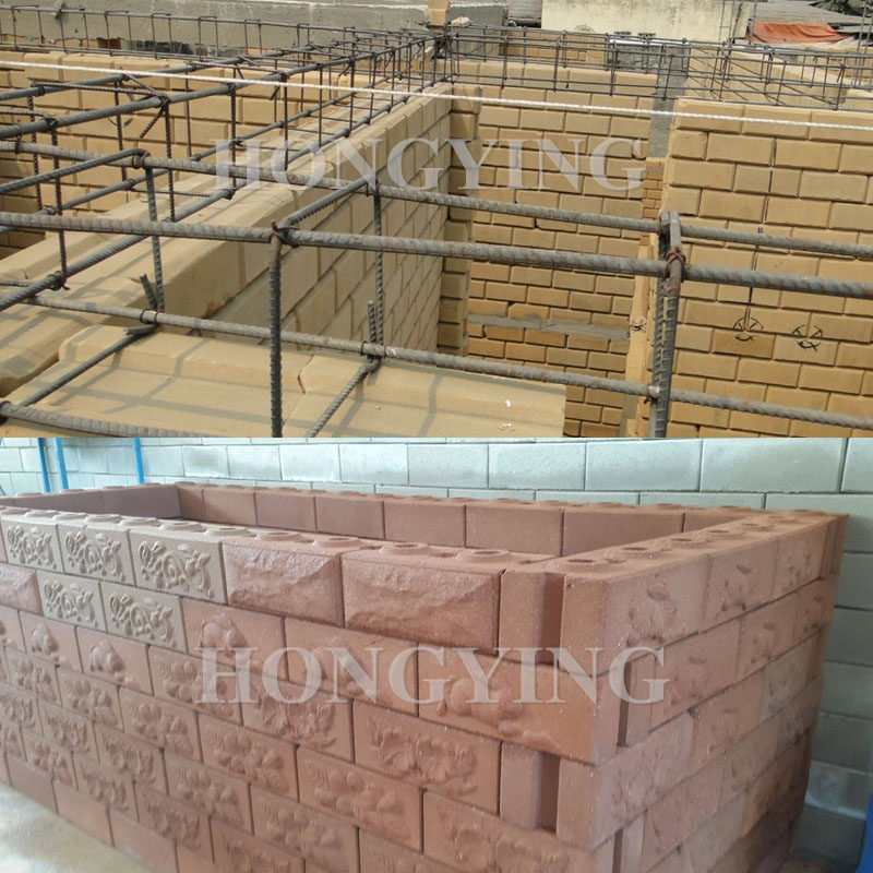 Automatic clay interlocking brick machines HY2-20 new develop clay brick making machine