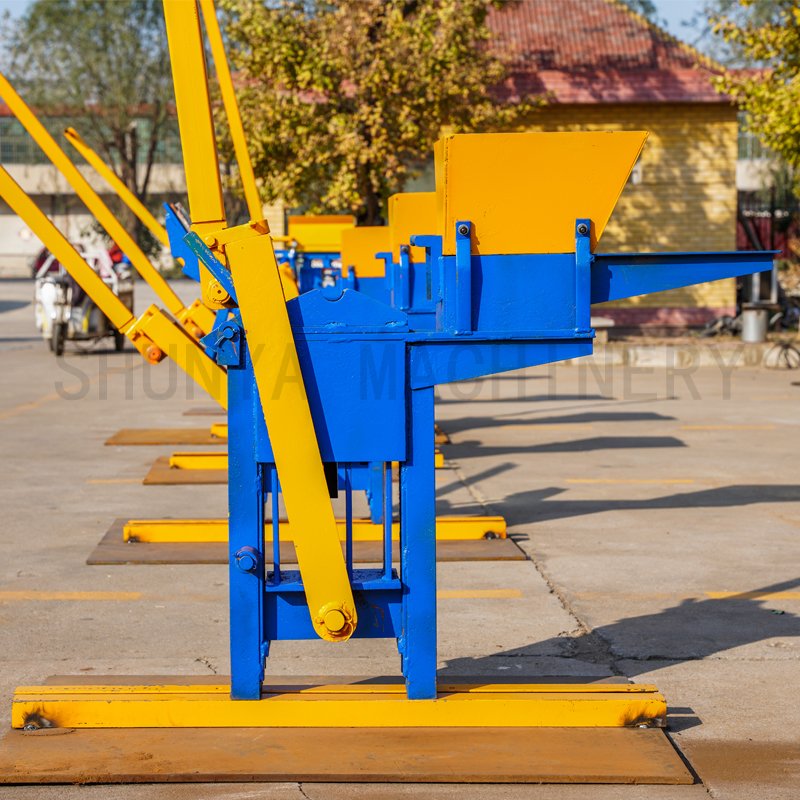 SHUNYA icf block making machine QMR2-40 manual clay brick making machine