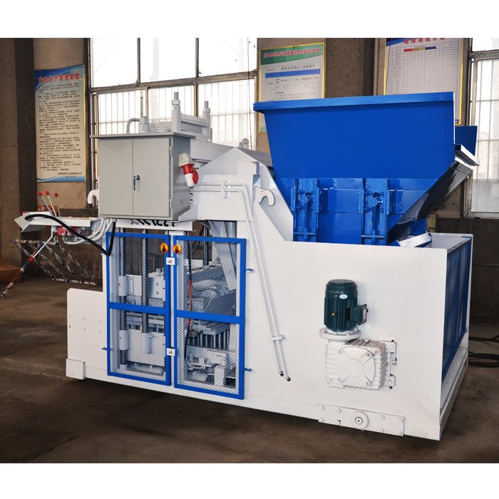 QMY10-15 Mobile Hollow Concrete Pavers Block Making Machine Egg Laying Brick Making Machinery Hydraulic Pressure Automatic 4500