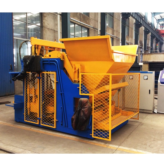QMY10-15 Mobile Hollow Concrete Pavers Block Making Machine Egg Laying Brick Making Machinery Hydraulic Pressure Automatic 4500
