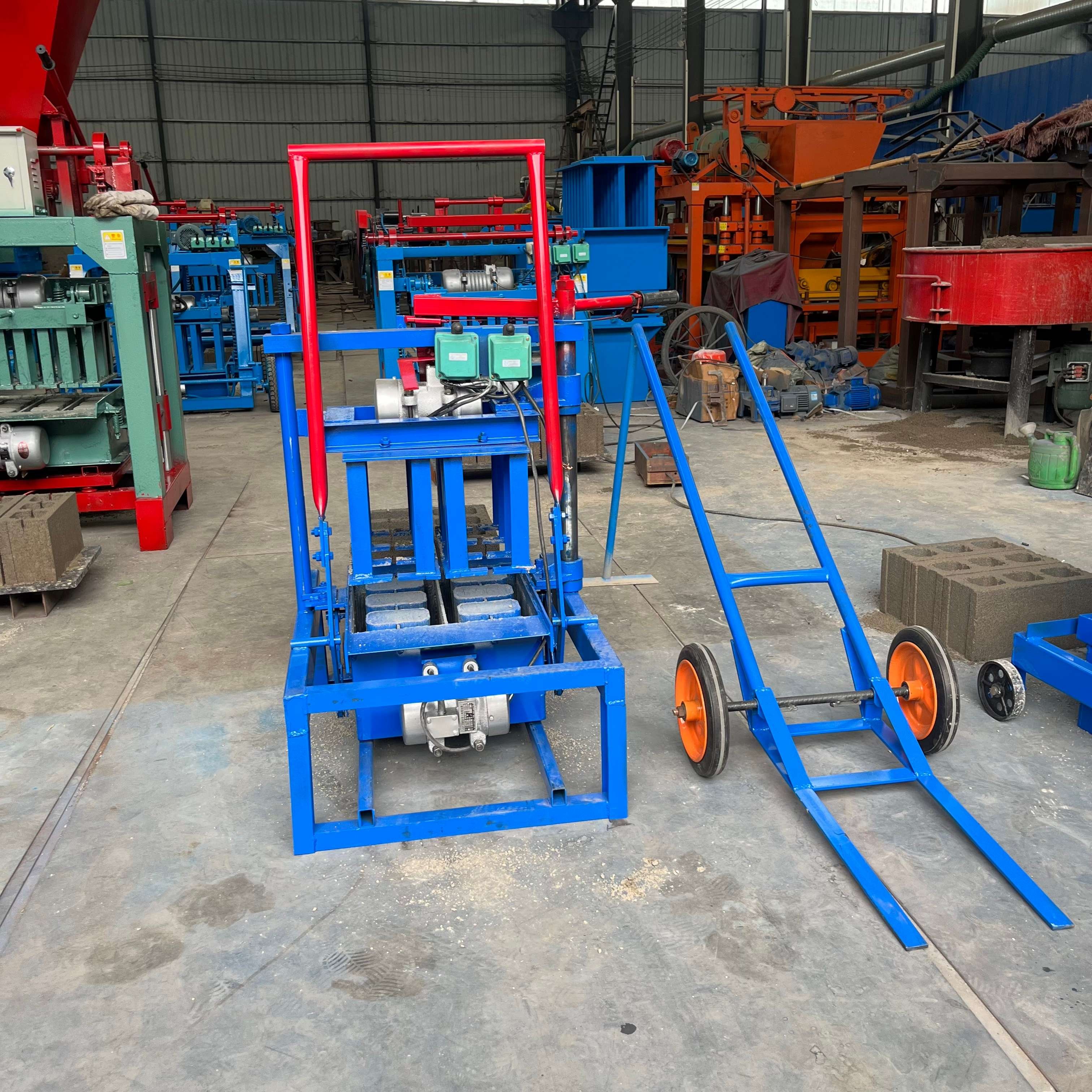 Small and Convenient 2-45C Cement Brick Making Machine Easy to Operate and Popular in Africa