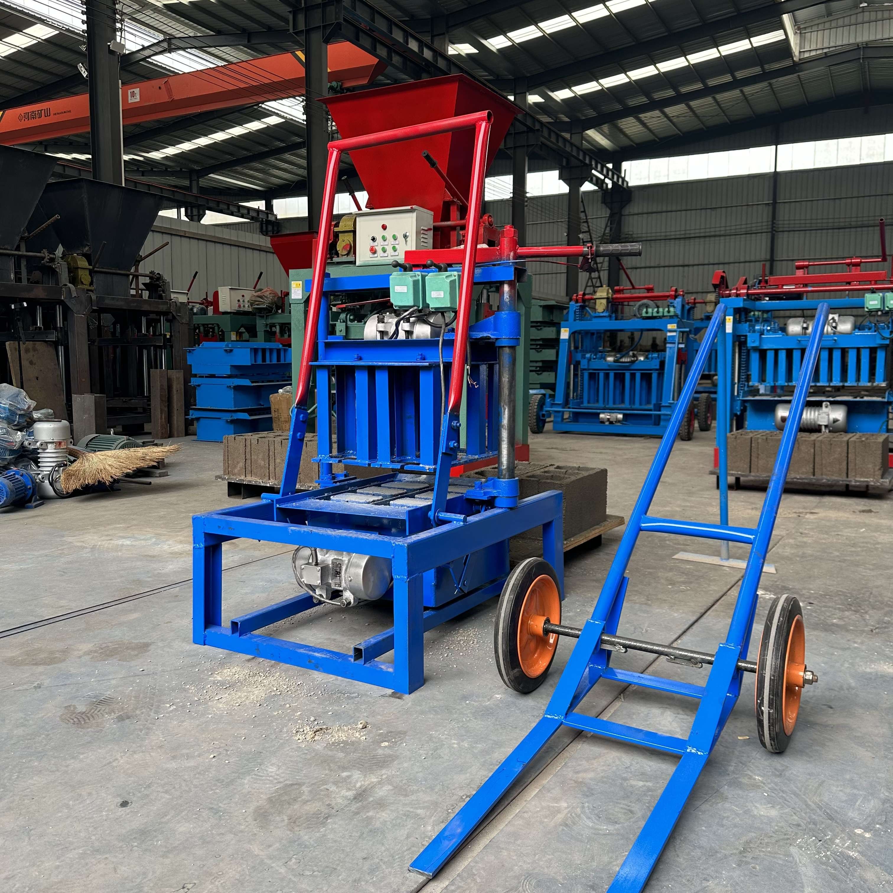 Small and Convenient 2-45C Cement Brick Making Machine Easy to Operate and Popular in Africa