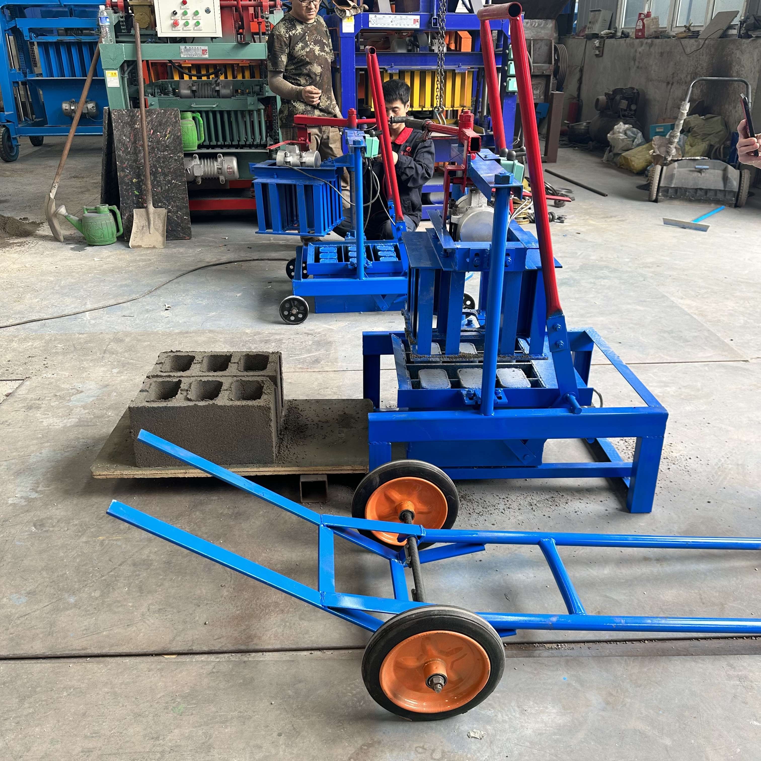 Small and Convenient 2-45C Cement Brick Making Machine Easy to Operate and Popular in Africa