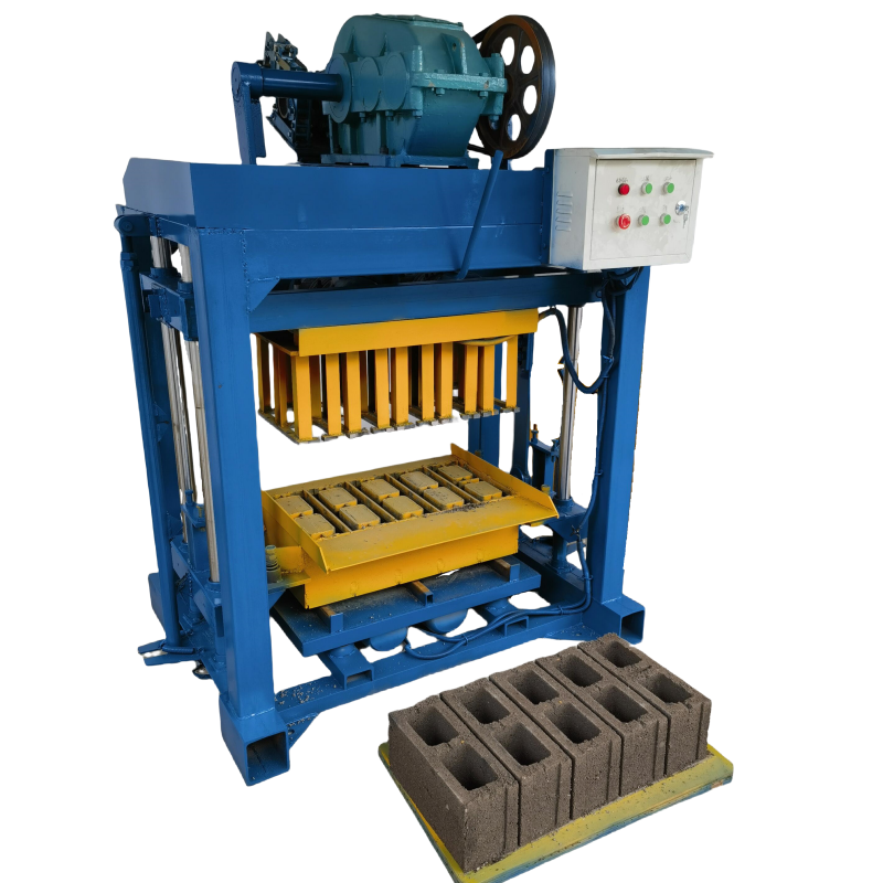 Semi Automatic Hollow Brick Machinery KX4-40 Concrete Block Making Machine For Brick Factory Hot Sale
