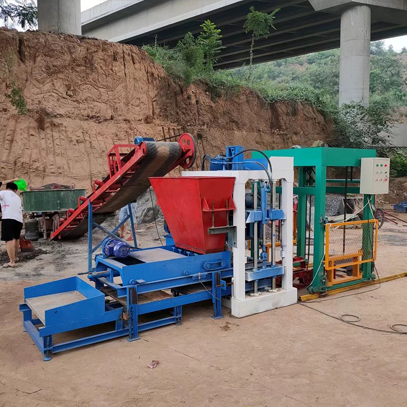 Automatic Compressed Earth Blocks Hollow Concrete Brick Making Machinery Cement Block Moulding Making
