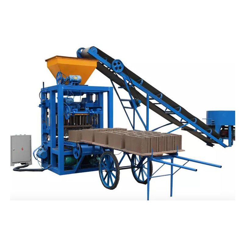 Mechanical concrete block making machine Small mobile brick making machine