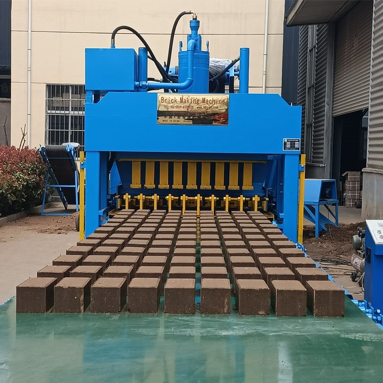 600TON Hydraulic Interlocking Paving Clay Mud Brick Machine 7-10 Cement Interlocking Brick Making Machine In USA
