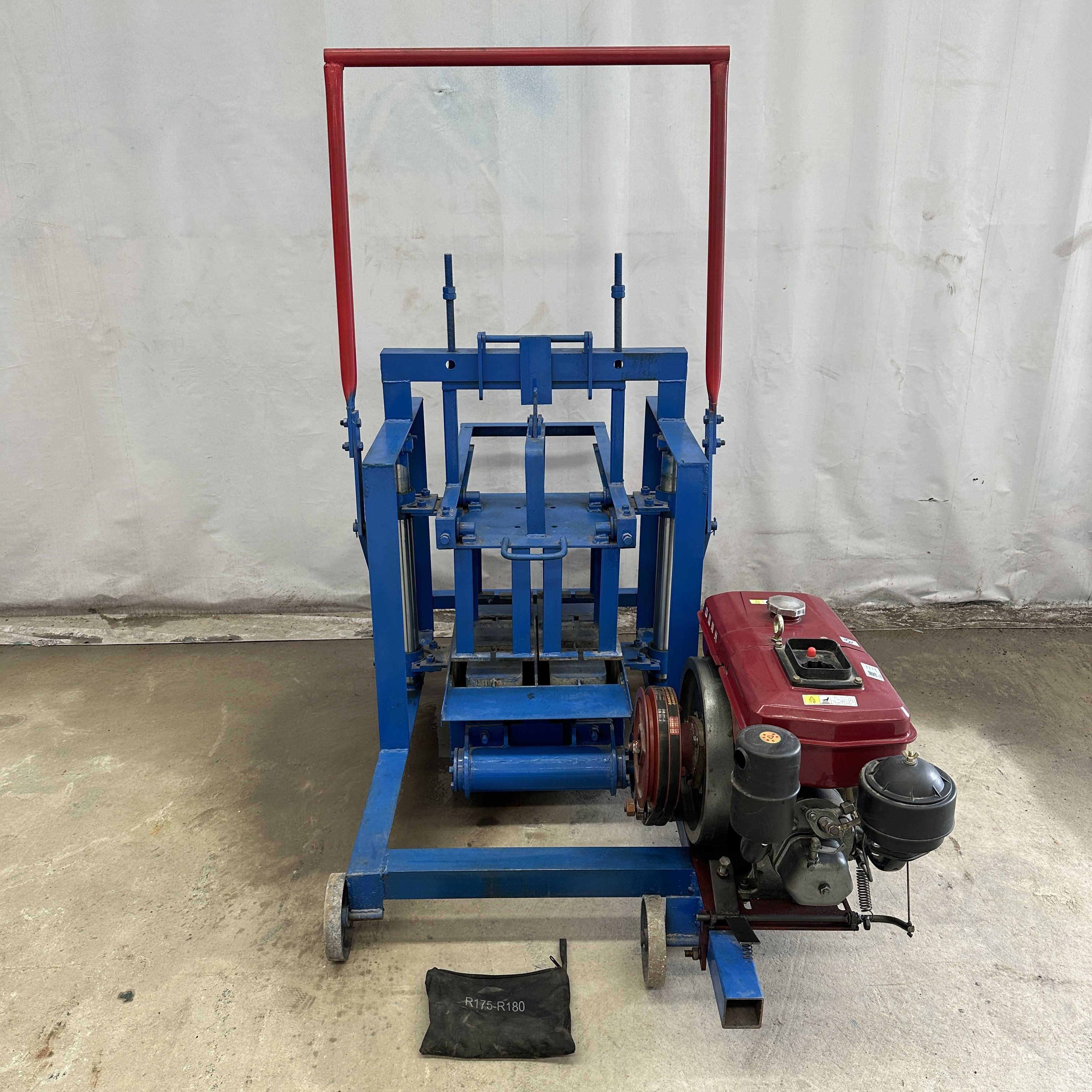 Diesel egg laying concrete block making machine price electrical manual brick making machinery