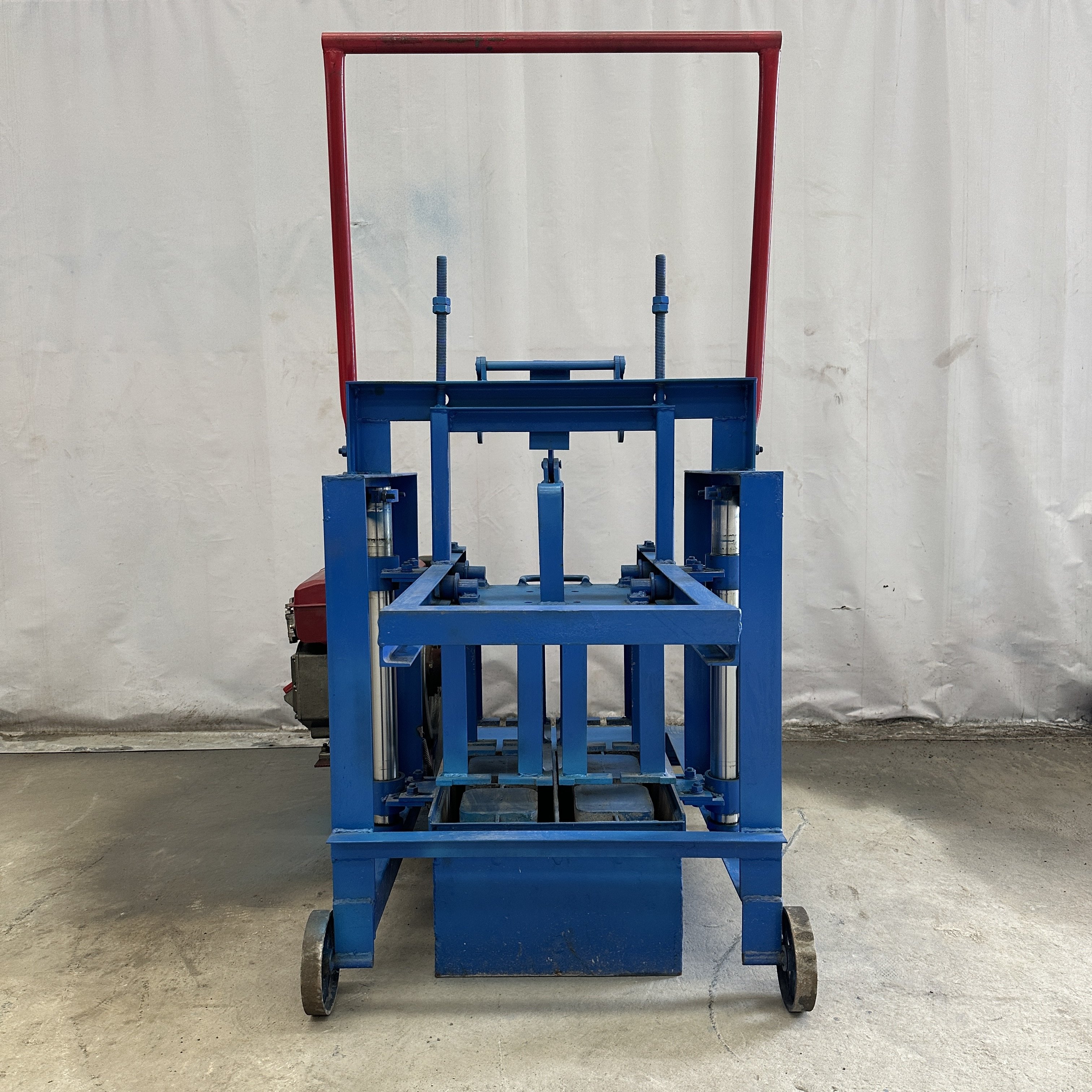 Diesel egg laying concrete block making machine price electrical manual brick making machinery