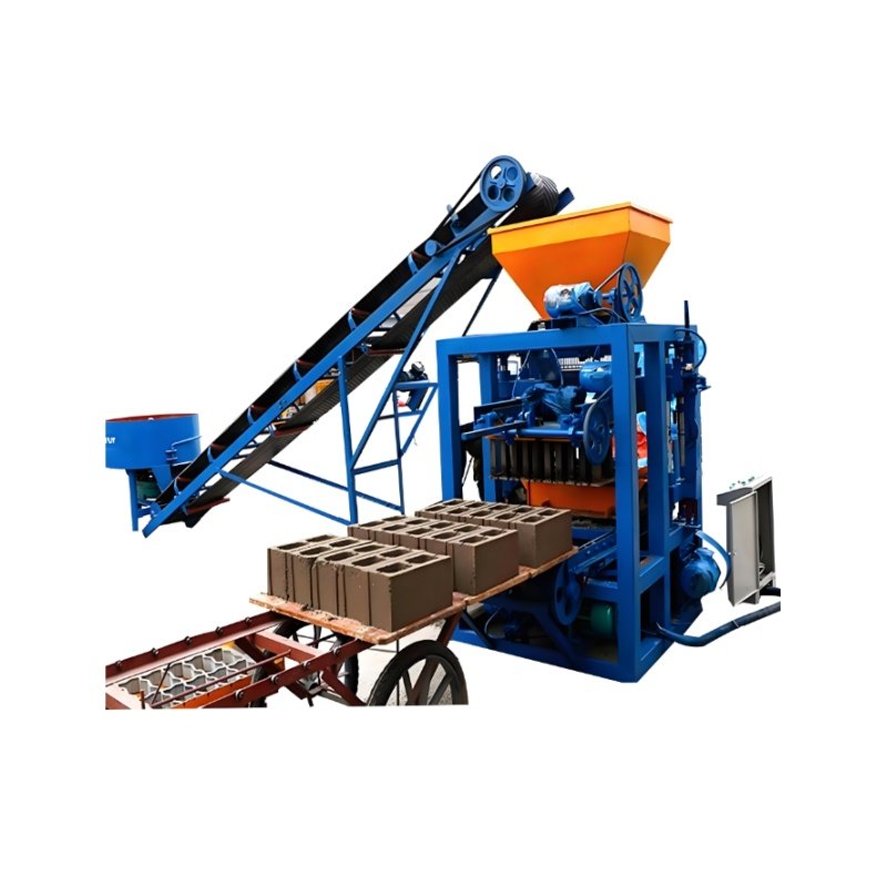 4-25 automatic brick making machinery/small production line for unburned bricks