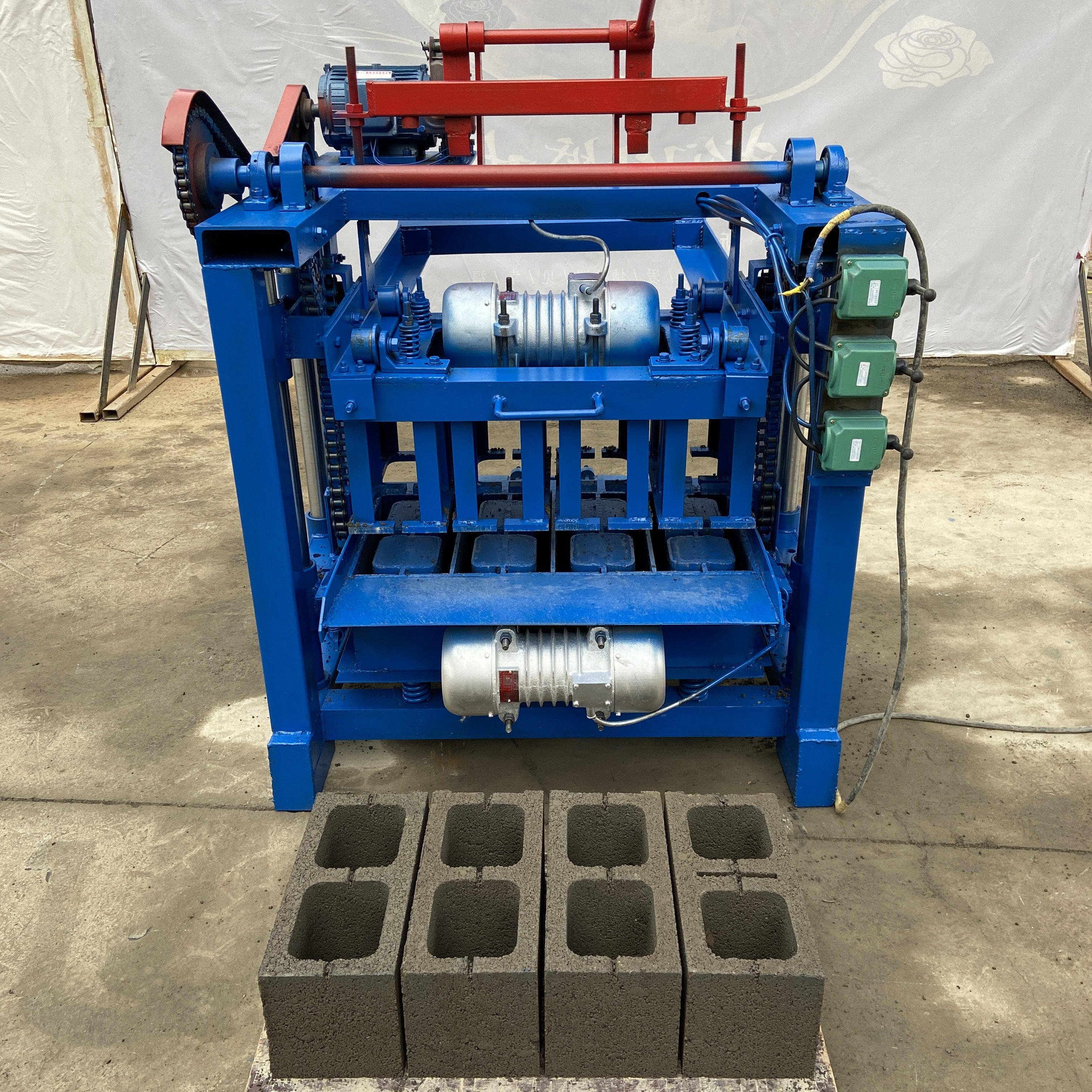 4-35 no-burn brick making machine,Selling Cement Block Molding Machine in Southeast Asia