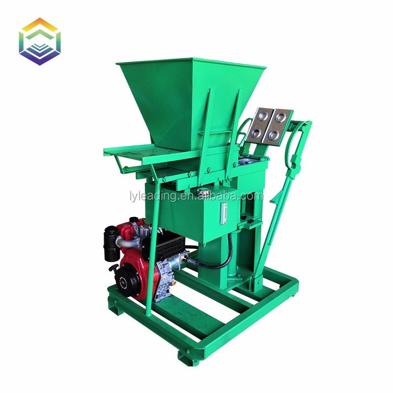 soil interlocking earth hydraulic press brick machine from china