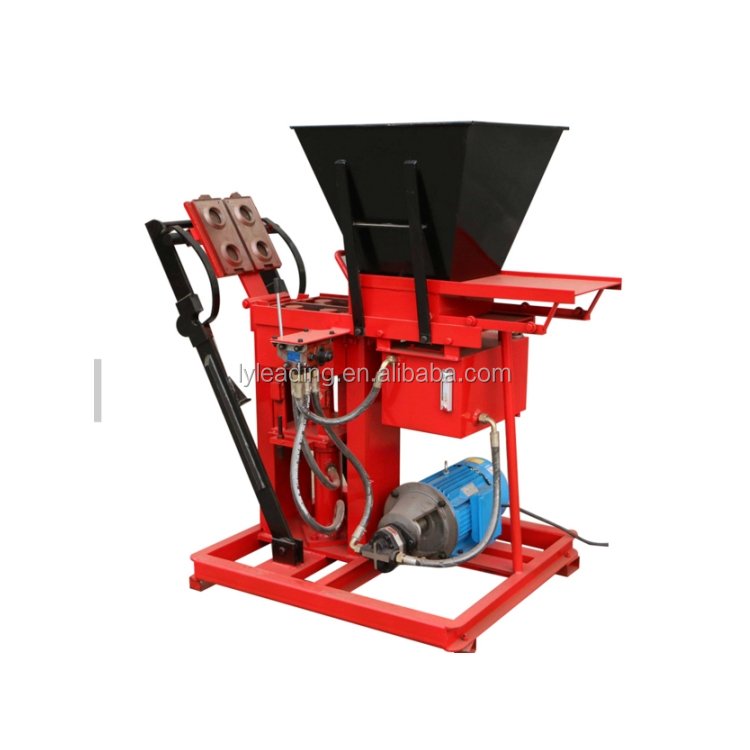 soil interlocking earth hydraulic press brick machine from china