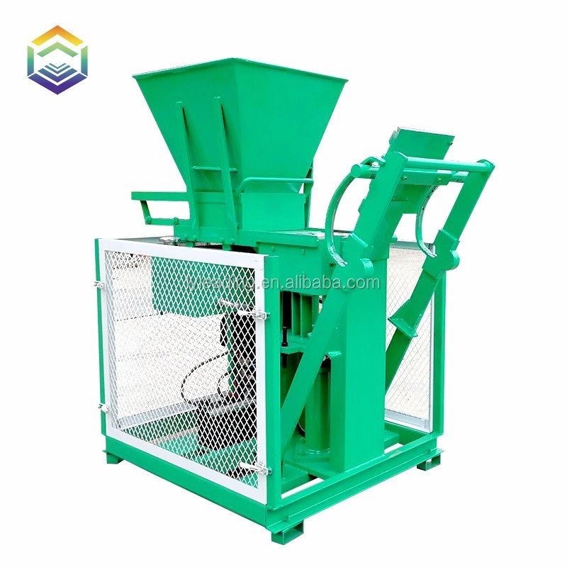 soil interlocking earth hydraulic press brick machine from china