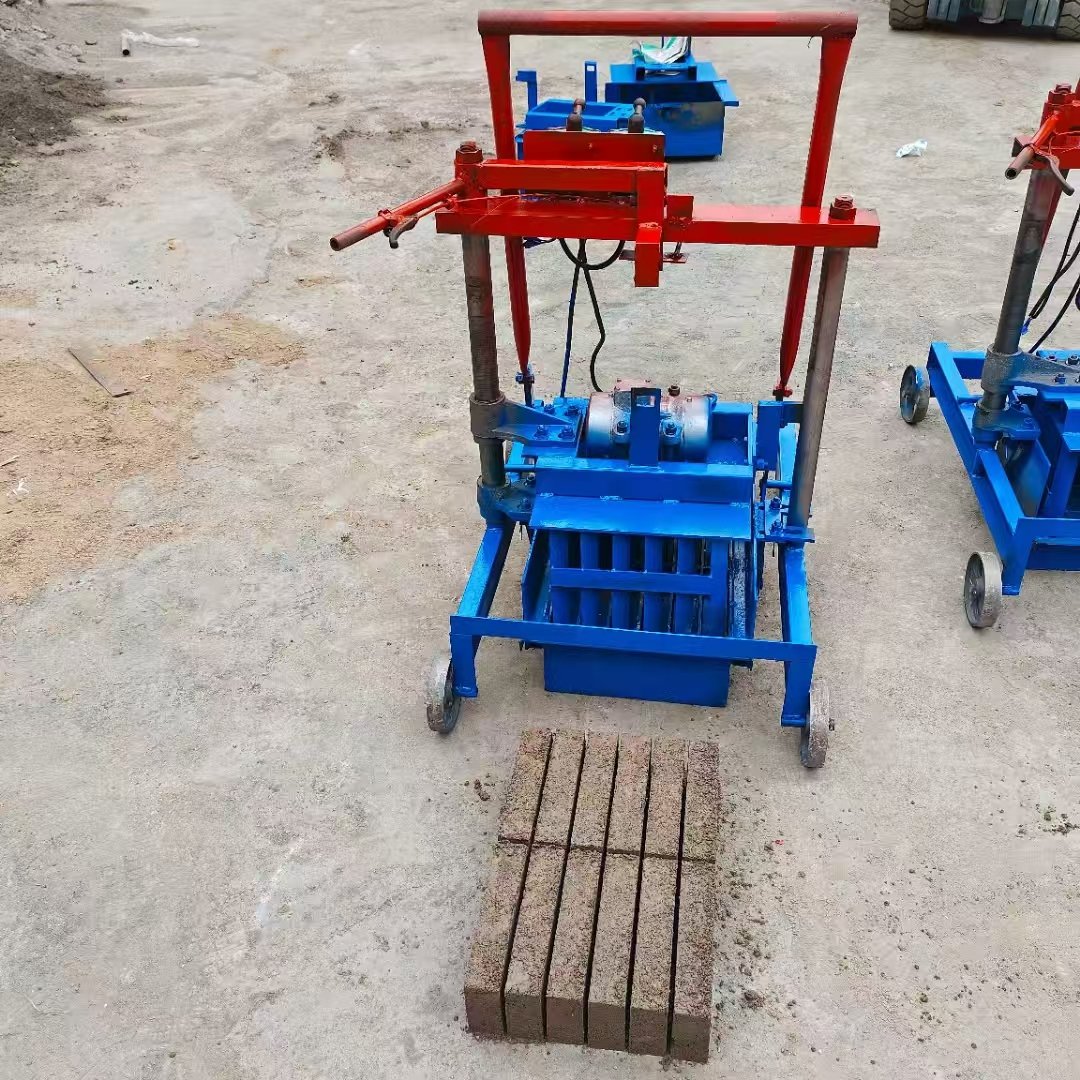 Small Portable Mobile Brick Laying Machinery Egg-laying Block Machine for Making Various Concrete Blocks